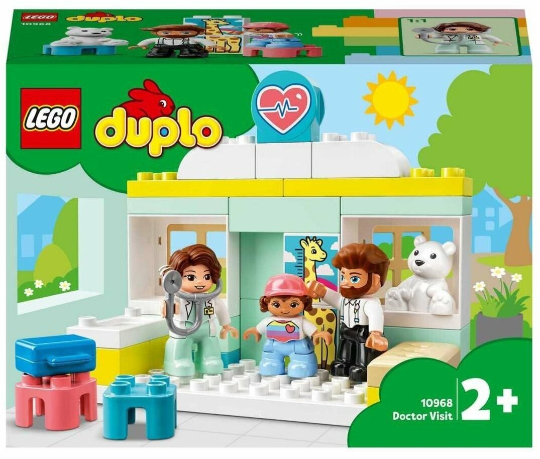 Конструктор Lego Duplo Поход к врачу, 34 элемента (10968)