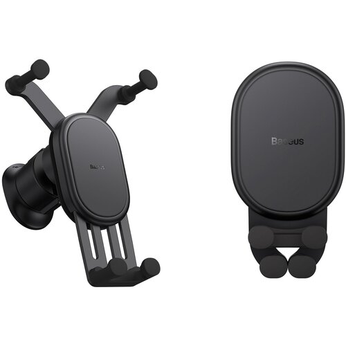 Автодержатель универсальный Baseus Stable Gravitational Wireless Charger Car 15W, в воздуховод, SU черный