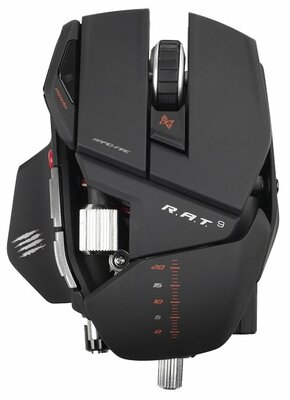 Беспроводная игровая мышь Mad Catz R.A.T.9 Wireless Gaming Mouse Matte Black USB