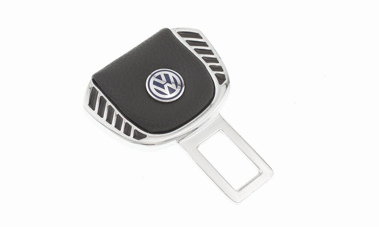Заглушка ремня Volkswagen кожа большая 1 шт.