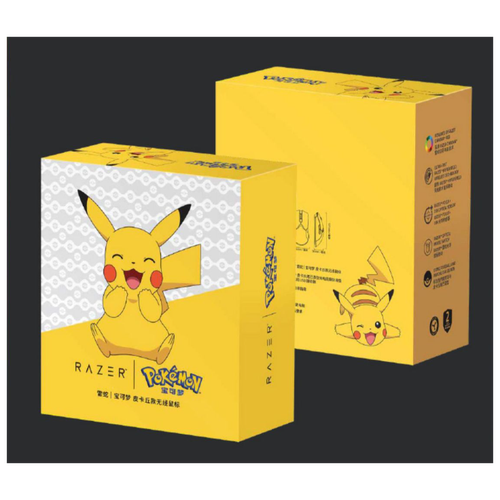 Мышь, Игровая мышь беспроводная/проводная Razer Viper Ultimate Pokemon Pikachu Limited Edition с зарядной док-станцией, желтый