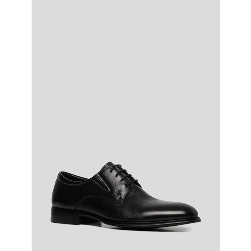 VITACCI, размер 44 мужские классические туфли из натуральной кожи оксфорды свадебные туфли круглый носок на шнуровке для бизнеса работы черные белые