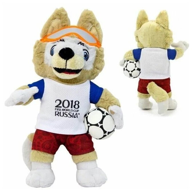 Мягкая игрушка 1Toy FIFA 2018 Zabivaka 18 см - фото №11