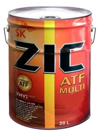 Zic atf multi (20l)_жидкость гидрав.! для акпп\ allison c-4,daihatsu atf d-ii/iii, ford mercon, zic, 192628