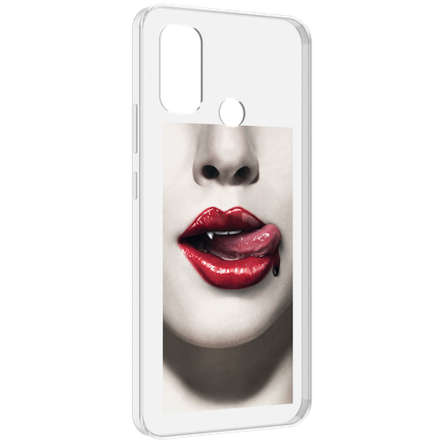Чехол MyPads губы-вампирши для UleFone Note 10P / Note 10 задняя-панель-накладка-бампер чехол mypads губы вампирши для meizu m3 note задняя панель накладка бампер