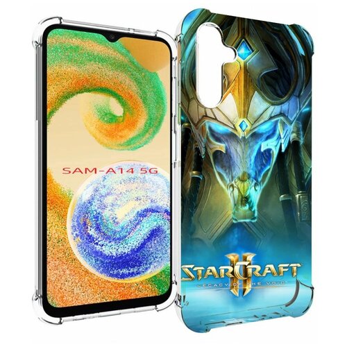 чехол mypads starcraft ii legacy of the void для samsung galaxy xcover 5 задняя панель накладка бампер Чехол MyPads StarCraft II Legacy of the Void для Samsung Galaxy A14 4G/ 5G задняя-панель-накладка-бампер