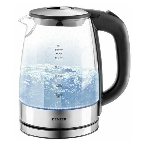 Чайник электрический CENTEK CT-0030 17л 2200 Вт стеклосеребристый 252600₽
