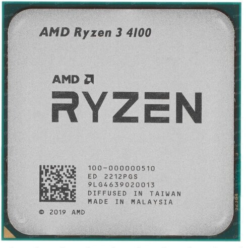 Процессор AMD Ryzen 3 4100 AM4 OEM (100-100000510)