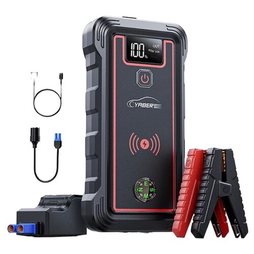 Пусковое портативное устройство бустер YABER 23800mAh 2500A 897000₽