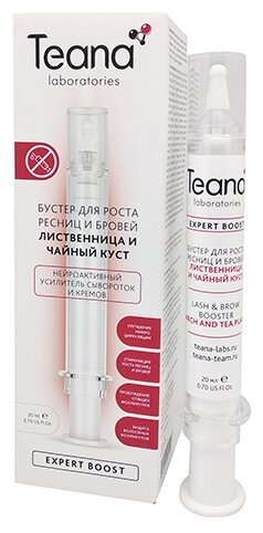 TEANA Бустер для роста ресниц и бровей, Лиственница и чайный куст, 20 мл, Teana