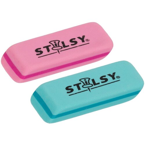 STILSY Ластик ассорти из двух цветов STET .