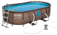 Бассейн Bestway Power Steel Swim Vista 56714