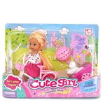 Кукла QunXing Toys с велосипедом, K899-13 - изображение