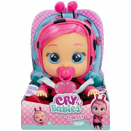 Интерактивная плачущая кукла Край Бебис Леди Dressy, Cry Babies