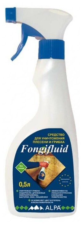 Cредство Alpa Fongifluid 0.5л для Уничтожения Грибка и Плесени / Альпа Фонгифлюид.