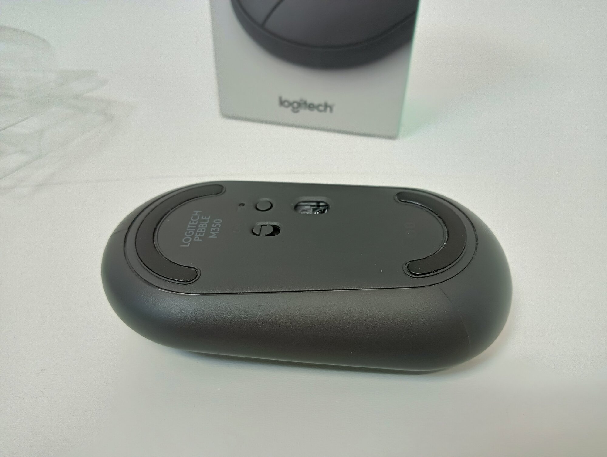 Мышь LOGITECH Pebble M350, беспроводная, USB, синий [910-005719] - фото №15