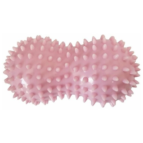 Мяч-ролик массажный двойной Х-Match, 10 см, ПВХ, розовый