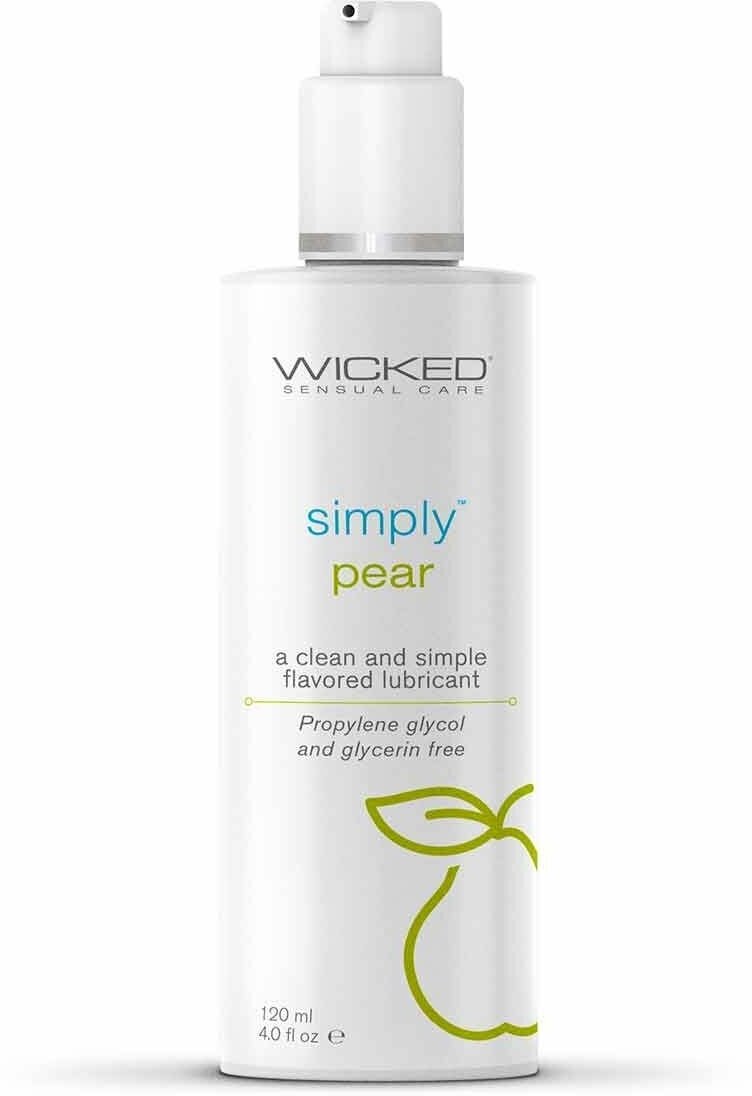 Гель-лубрикант со вкусом груши Wicked Simply AQUA PEAR 120 мл