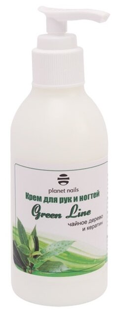 Planet nails Крем для рук и ногтей Green Line, 200 мл