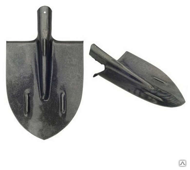 Лопата штыковая ZOLDER без черенка, остроконечная, рельсовая сталь - фотография № 2