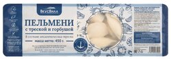 ВкусВилл Пельмени с треской и горбушей 450 г