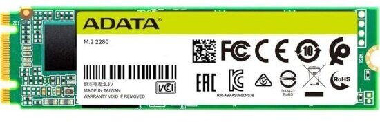 Накопитель SSD M.2 Adata Ultimate 1000GB SATA-III 3D TLC (ASU650NS38-1TT-C)