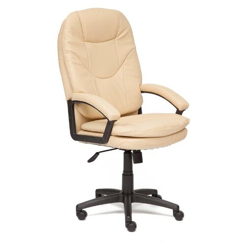 фото Компьютерное кресло tetchair comfort lt офисное, обивка: искусственная кожа, цвет: бежевый