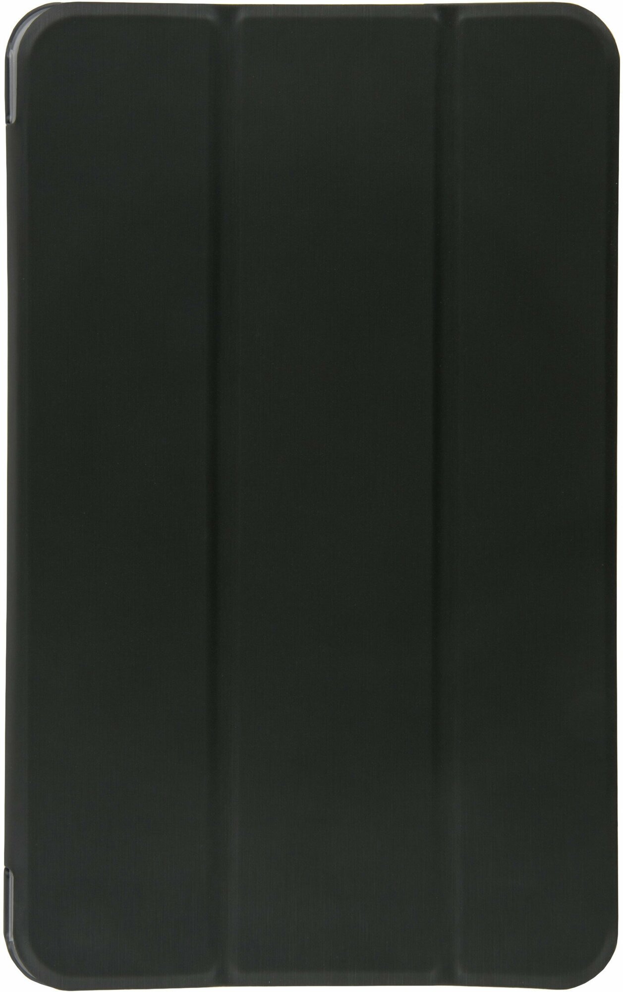 Защитный чехол-книжка для планшета Samsung Galaxy Tab A/Самсунг Гэлэкси Таб А 10.1 (T580/T585) черный (прозрачная задняя крышка)