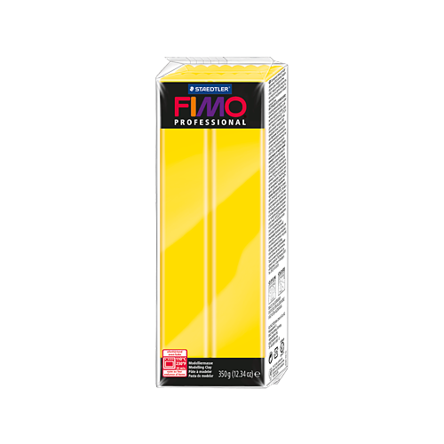 Полимерная глина FIMO Professional 350 г чисто-желтый (8001-100) желтый 350 г