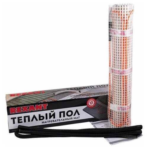 Теплый пол нагревательный мат REXANT Extra двухжильный площадь 2 м 05х4 м 320 Вт Артикул 51-0504 4362₽