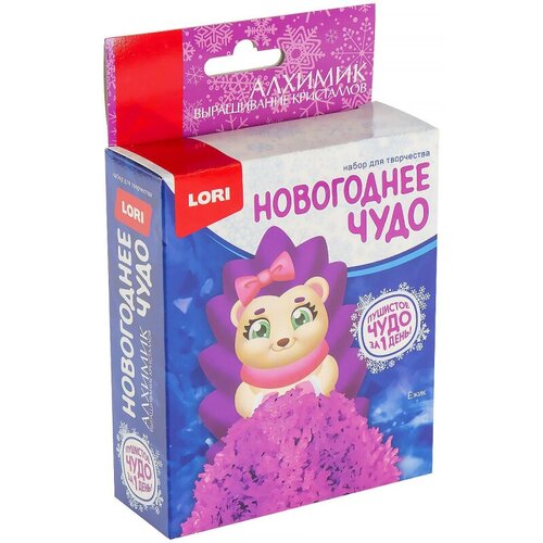 Набор д/выращивания кристаллов Фигурки Ежик Крф-021 Lori 1667428