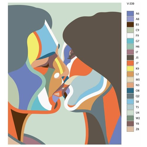 Картина по номерам V-339 Цветная эротика, 40x50 см картина по номерам v 341 цветная эротика 40x50 см