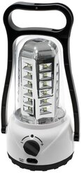 Фонарь кемпинговый Космос 6008LED (акк. 4V 2Ah) 36LED (300lm), сер/пласт, влагозащ, ударопр, диммер