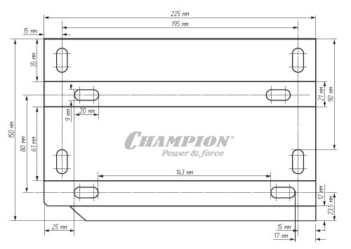 Платформа CHAMPION для мотоблока/культиватора Нева, МБ-1, МБ-2, Ока, Луч, Каскад C3052 - фотография № 2