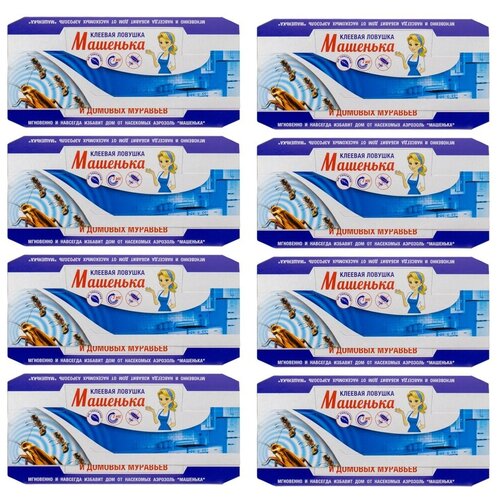 Ловушки Машенька клеевые от тараканов и муравьев, 8 шт