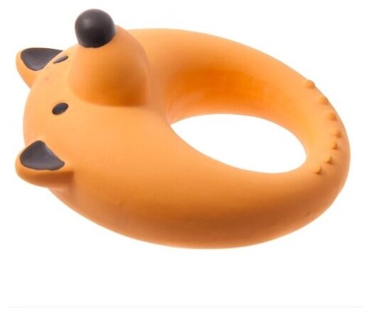 Игрушка для собак Zooone латекс L-431 "Кольцо-лиса" 11 см