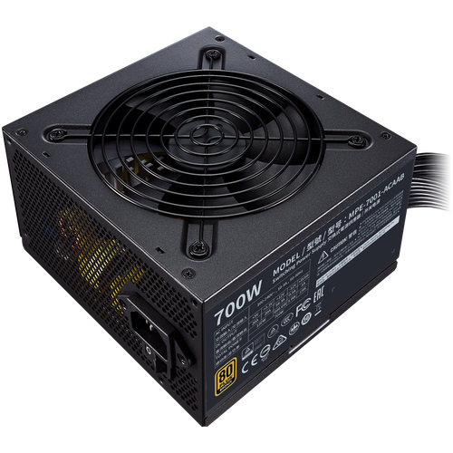 Блок питания Cooler Master MWE Bronze, 700W, ATX, 120mm, 8xSATA, 4xPCI-E(6+2), APFC, 80+ Bronze MPE-7001-ACAAB-EU (MPE-7001-ACAAB-EU)