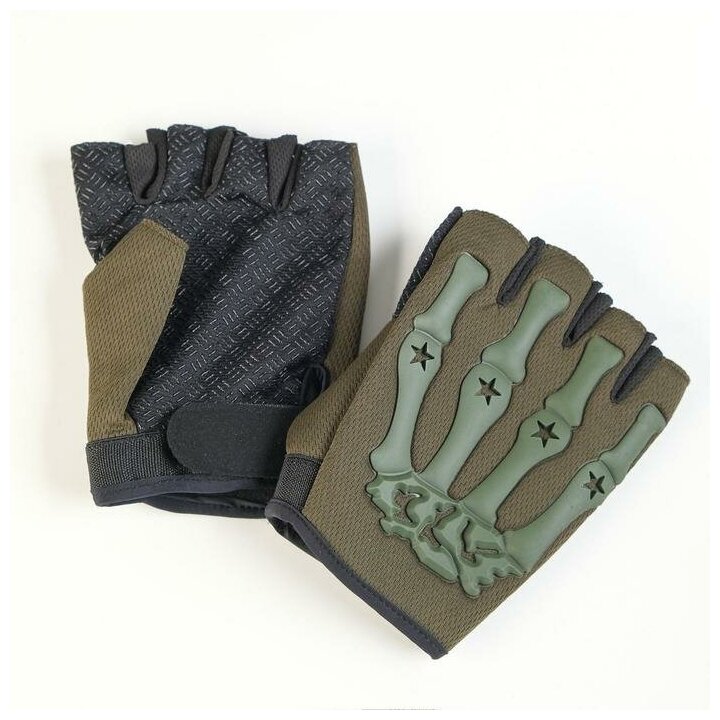 Перчатки без пальцев тактические мужские "Storm tactic" размер - M, хаки