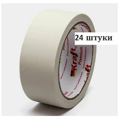 Малярная лента KRAFT 48мм x 23м 24 штуки арт. И0416-24