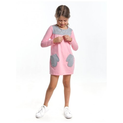 Платье для девочек Mini Maxi, модель 3800, цвет розовый, размер 110