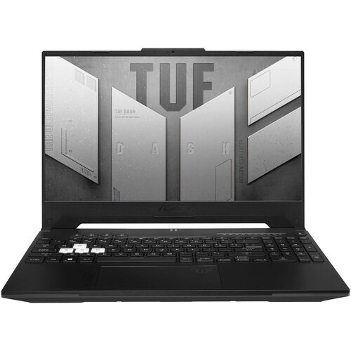 15.6 Ноутбук ASUS TUF Dash F15 FX517ZM-AS73 1920x1080, Intel Core i7 12650H 2.3 ГГц, RAM 16 ГБ, DDR5, SSD 512 ГБ, NVIDIA GeForce RTX 3060, Windows 11, 90NR09Q3-M004E0, черный ноутбук asus tuf dash fx517zm hn097