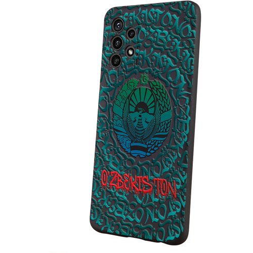 Силиконовый чехол Mcover для Samsung Galaxy A32 с рисунком Ozbekiston graffity силиконовый чехол mcover для samsung galaxy a31 с рисунком ozbekiston graffity