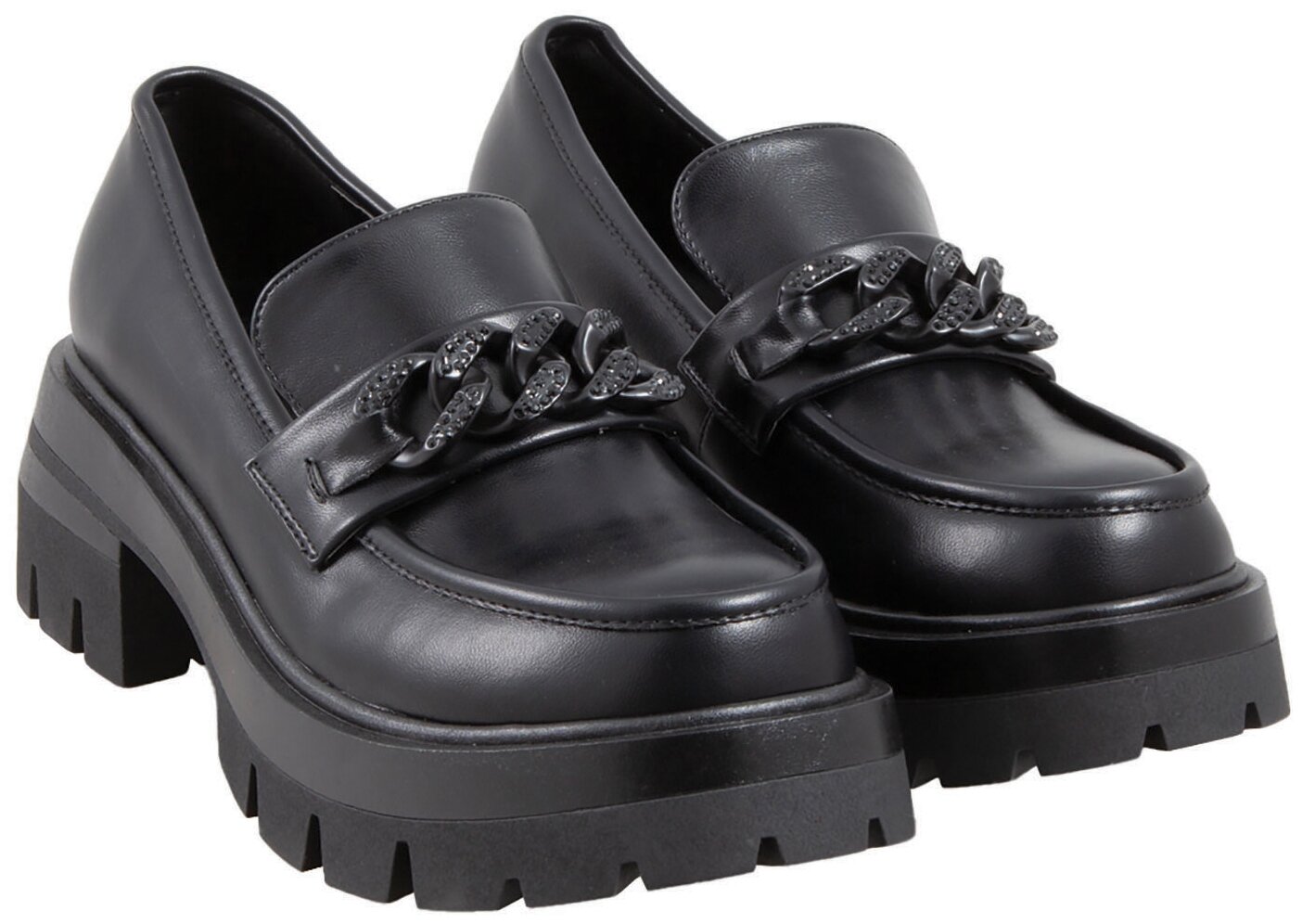 Лоферы TOSCA BLU, размер 36, черный — фото 1