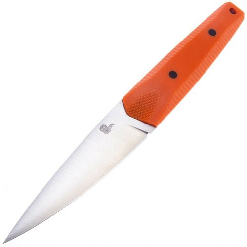 Нож Tyto, сталь N690, G10, оранжевый нож с фиксированным лезвием qsp knife workaholic qs124 a сталь bohler n690 рукоять микарта