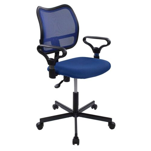 фото Компьютерное кресло Бюрократ CH-799M офисное, обивка: текстиль, цвет: синий TW-10