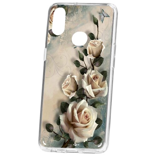 фото Чехол на samsung galaxy a10s kruche print белые розы