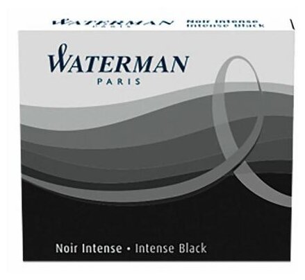 Картриджи чернильные Waterman S0110940 (6 шт.) черный