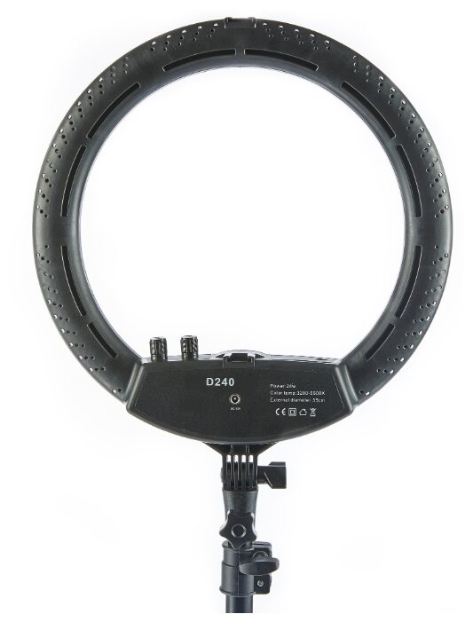 Кольцевой осветитель Okira LED RING DAR 240 (черный)