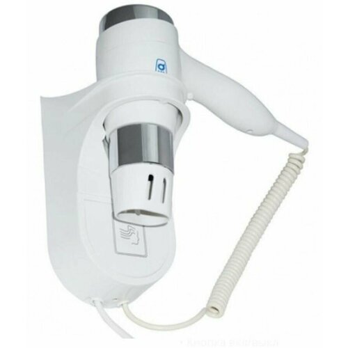 Фен G-TEQ 8719S настенный 1200Вт белый и серебристый 671500₽