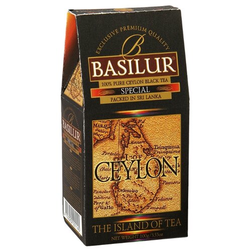 Чай черный Basilur The island of tea Ceylon Special , 100 г basilur tea book v черный листовой чай 100 г жестяная банка